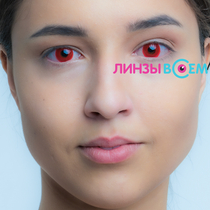 Карнавальные линзы EOS Bloody red Фото 3